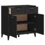 VIKEN black engineered wood sideboard 80x40x80 cm by vidaXL, Sideboards - Ref: Foro24-374936, Price: 147,45 €, Discount: %