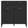 VIKEN black engineered wood sideboard 80x40x80 cm by vidaXL, Sideboards - Ref: Foro24-374936, Price: 147,45 €, Discount: %