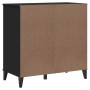 VIKEN Sideboard aus schwarzem Holzwerkstoff, 80 x 40 x 80 cm von vidaXL, Sideboards - Ref: Foro24-374936, Preis: 149,68 €, Ra...