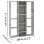 Plywood space divider/shelf 100x24x140cm by vidaXL, Room dividers - Ref: Foro24-800445, Price: 78,34 €, Discount: %