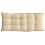 Stuhlkissen mit hoher Rückenlehne, 4 Stück, beiges Oxford-Gewebe von vidaXL, Kissen für Stühle und Sofas - Ref: Foro24-377612...