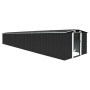 Cobertizo jardín acero galvanizado gris antracita 257x779x181cm de vidaXL, Cobertizos - Ref: Foro24-47034, Precio: 956,46 €, ...