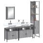 Bathroom furniture set 4 pieces sonoma gray plywood by vidaXL, Bathroom furniture - Ref: Foro24-3214808, Price: 244,72 €, Dis...