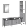 Badezimmermöbel-Set, 4-teilig, sonomagraues Sperrholz von vidaXL, Badezimmermöbel - Ref: Foro24-3214808, Preis: 241,95 €, Rab...