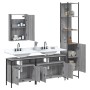 Bathroom furniture set 4 pieces sonoma gray plywood by vidaXL, Bathroom furniture - Ref: Foro24-3214808, Price: 244,72 €, Dis...