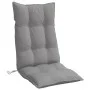 Cojines de silla con respaldo alto 4 uds tela Oxford gris de vidaXL, Cojines para sillas y sofás - Ref: Foro24-377606, Precio...