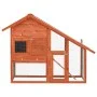 Solid fir wood hutch 140x63x120 cm by vidaXL, Cages and habitats for small animals - Ref: Foro24-170868, Price: 155,52 €, Dis...