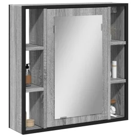 Badezimmerspiegelschrank aus grauem Sonoma-Holz, 60 x 16 x 60 cm von vidaXL, Schminktische - Ref: Foro24-842429, Preis: 67,55...