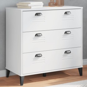 VIKEN Kommode aus weißem Holzwerkstoff von vidaXL, Schließfächer und Lagerschränke - Ref: Foro24-374920, Preis: 120,25 €, Rab...
