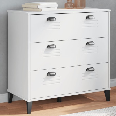 VIKEN Kommode aus weißem Holzwerkstoff von vidaXL, Schließfächer und Lagerschränke - Ref: Foro24-374920, Preis: 120,25 €, Rab...