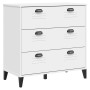 VIKEN Kommode aus weißem Holzwerkstoff von vidaXL, Schließfächer und Lagerschränke - Ref: Foro24-374920, Preis: 120,25 €, Rab...