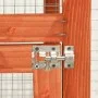 Solid fir wood hutch 140x63x120 cm by vidaXL, Cages and habitats for small animals - Ref: Foro24-170868, Price: 155,52 €, Dis...
