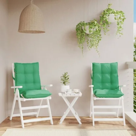 2 Pcs Low Back Chair Cushions Green Oxford Fabric by vidaXL, Cushions for chairs and sofas - Ref: Foro24-377686, Price: 51,07...
