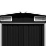 Cobertizo jardín acero galvanizado gris antracita 257x779x181cm de vidaXL, Cobertizos - Ref: Foro24-47034, Precio: 956,46 €, ...