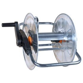 Wall hose reel for 50 m 1/2" or 35 m 3/4" steel hose by vidaXL, Garden hose holder - Ref: Foro24-4005277, Price: 91,94 €, Dis...