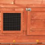 Solid fir wood hutch 140x63x120 cm by vidaXL, Cages and habitats for small animals - Ref: Foro24-170868, Price: 157,87 €, Dis...