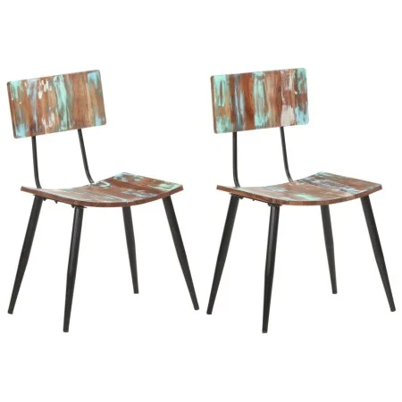 Dining chairs 2 units recycled solid wood by vidaXL, dining chairs - Ref: Foro24-287901, Price: 188,18 €, Discount: %