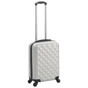 ABS shiny silver rigid trolley suitcase with wheels by vidaXL, Suitcases - Ref: Foro24-91892, Price: 57,20 €, Discount: %