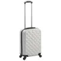Stabiler Trolley-Koffer aus glänzendem, silbernem ABS mit Rollen von vidaXL, Koffer - Ref: Foro24-91892, Preis: 57,20 €, Raba...
