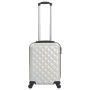 Maleta con ruedas trolley rígida plateada brillante ABS de vidaXL, Maletas - Ref: Foro24-91892, Precio: 54,12 €, Descuento: %