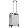 Maleta con ruedas trolley rígida plateada brillante ABS de vidaXL, Maletas - Ref: Foro24-91892, Precio: 54,12 €, Descuento: %