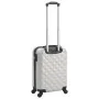 Stabiler Trolley-Koffer aus glänzendem, silbernem ABS mit Rollen von vidaXL, Koffer - Ref: Foro24-91892, Preis: 57,20 €, Raba...