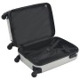 Maleta con ruedas trolley rígida plateada brillante ABS de vidaXL, Maletas - Ref: Foro24-91892, Precio: 54,12 €, Descuento: %