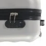 Stabiler Trolley-Koffer aus glänzendem, silbernem ABS mit Rollen von vidaXL, Koffer - Ref: Foro24-91892, Preis: 57,20 €, Raba...