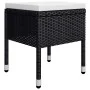 Juego de comedor de jardín de 7 piezas negro de vidaXL, Conjuntos de jardín - Ref: Foro24-3067777, Precio: 473,44 €, Descuent...