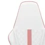 Weißer und rosafarbener Gaming-Stuhl aus Kunstleder von vidaXL, Gaming-Stühle - Ref: Foro24-3143795, Preis: 103,78 €, Rabatt: %