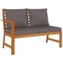 Garden dining set and cushions 7 pieces solid acacia wood by vidaXL, Garden sets - Ref: Foro24-3154971, Price: 901,93 €, Disc...