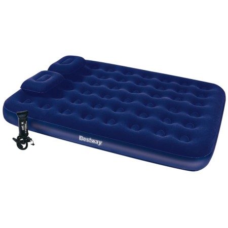 Bestway Colchón inflable con almohada y bomba 67374 203x152x22