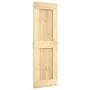 Schiebetür mit Beschlägen aus massivem Kiefernholz, 70 x 210 cm von vidaXL, Türen - Ref: Foro24-3203050, Preis: 169,58 €, Rab...