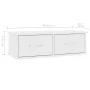 Plywood wall drawer shelf 60x26x18.5cm by vidaXL, Shelves and shelves - Ref: Foro24-800585, Price: 40,41 €, Discount: %