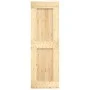 Schiebetür mit Beschlägen aus massivem Kiefernholz, 70 x 210 cm von vidaXL, Türen - Ref: Foro24-3203050, Preis: 169,58 €, Rab...