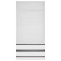 Weißer Sperrholzschrank 100x50x200 cm von vidaXL, Kleiderschränke - Ref: Foro24-800603, Preis: 210,08 €, Rabatt: %