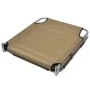 Folding lounger with head cushion and adjustable backrest gray by vidaXL, Loungers - Ref: Foro24-44296, Price: 68,87 €, Disco...