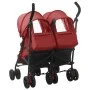 Manschettenknöpfe-Trolley aus rotem Stahl von vidaXL, Kinderwagen - Ref: Foro24-10239, Preis: 208,50 €, Rabatt: %
