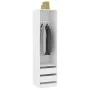 Armario con cajones de madera contrachapada blanco 50x50x200 cm by vidaXL, Wardrobes - Ref: Foro24-800612, Price: 135,39 €, D...