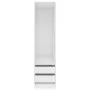 Armario con cajones de madera contrachapada blanco 50x50x200 cm by vidaXL, Wardrobes - Ref: Foro24-800612, Price: 135,39 €, D...
