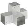 Post connectors in X 4 pcs galvanized metal 101x101 mm by vidaXL, fence posts - Ref: Foro24-145484, Price: 86,47 €, Discount: %