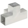 Pfostenverbinder aus verzinktem Metall, 4 Stück, 101 x 101 mm von vidaXL, Zaunpfosten - Ref: Foro24-145484, Preis: 96,21 €, R...