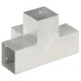 Post connectors in X 4 pcs galvanized metal 101x101 mm by vidaXL, fence posts - Ref: Foro24-145484, Price: 86,47 €, Discount: %