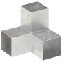 Conectores de postes en forma de Y metal galvanizado 91x91 mm