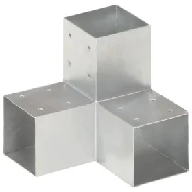 Y-shaped post connectors galvanized metal 91x91 mm by vidaXL, fence posts - Ref: Foro24-145473, Price: 24,62 €, Discount: %