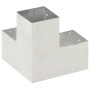 Y-förmige Pfostenverbinder aus verzinktem Metall 91x91 mm von vidaXL, Zaunpfosten - Ref: Foro24-145473, Preis: 22,31 €, Rabat...