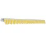 Manually operated folding awning 600 cm yellow and white by vidaXL, Awnings - Ref: Foro24-276354, Price: 510,17 €, Discount: %