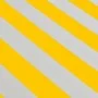 Manually operated folding awning 600 cm yellow and white by vidaXL, Awnings - Ref: Foro24-276354, Price: 510,17 €, Discount: %