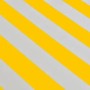 Toldo plegable de operación manual 600 cm amarillo y blanco
