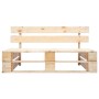 Pallet garden sofa with gray pinewood cushions by vidaXL, Outdoor sofas - Ref: Foro24-277477, Price: 137,34 €, Discount: %